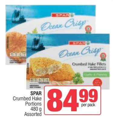 SPAR Crumbed Hake Portions