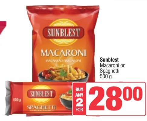 Sunblest Macaroni or Spaghetti