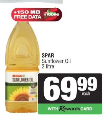 SPAR Sunflower Oil
