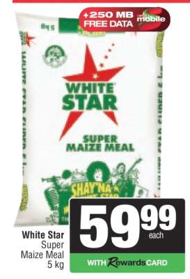 WHITE STAR SUPER MAIZE MEAL