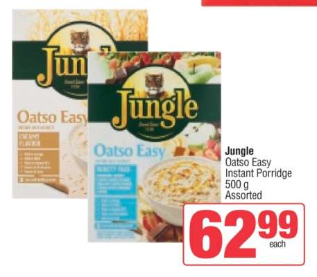 Jungle Oatso Easy Instant Porridge