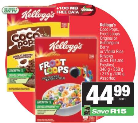Kellogg's Coco Pops, Froot Loops