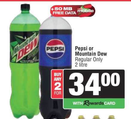 Pepsi or Mountain Dew