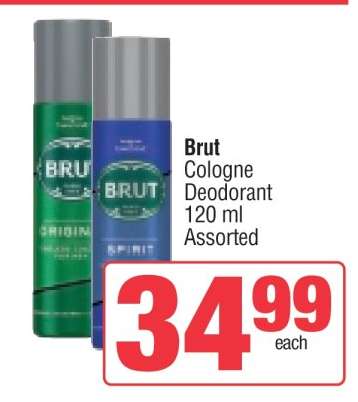 Brut Cologne Deodorant