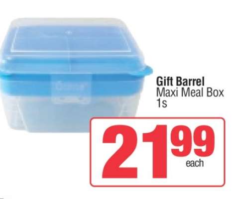 Gift Barrel Maxi Meal Box