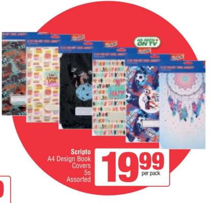 Scripto A4 Design Book Covers