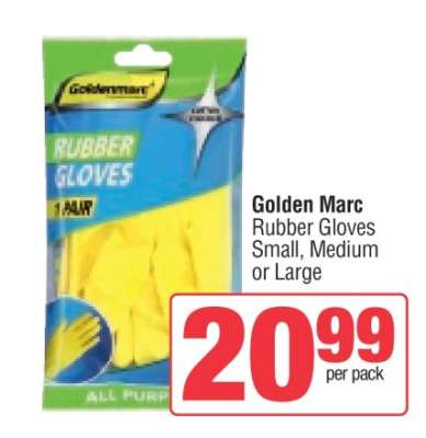 Golden Marc Rubber Gloves