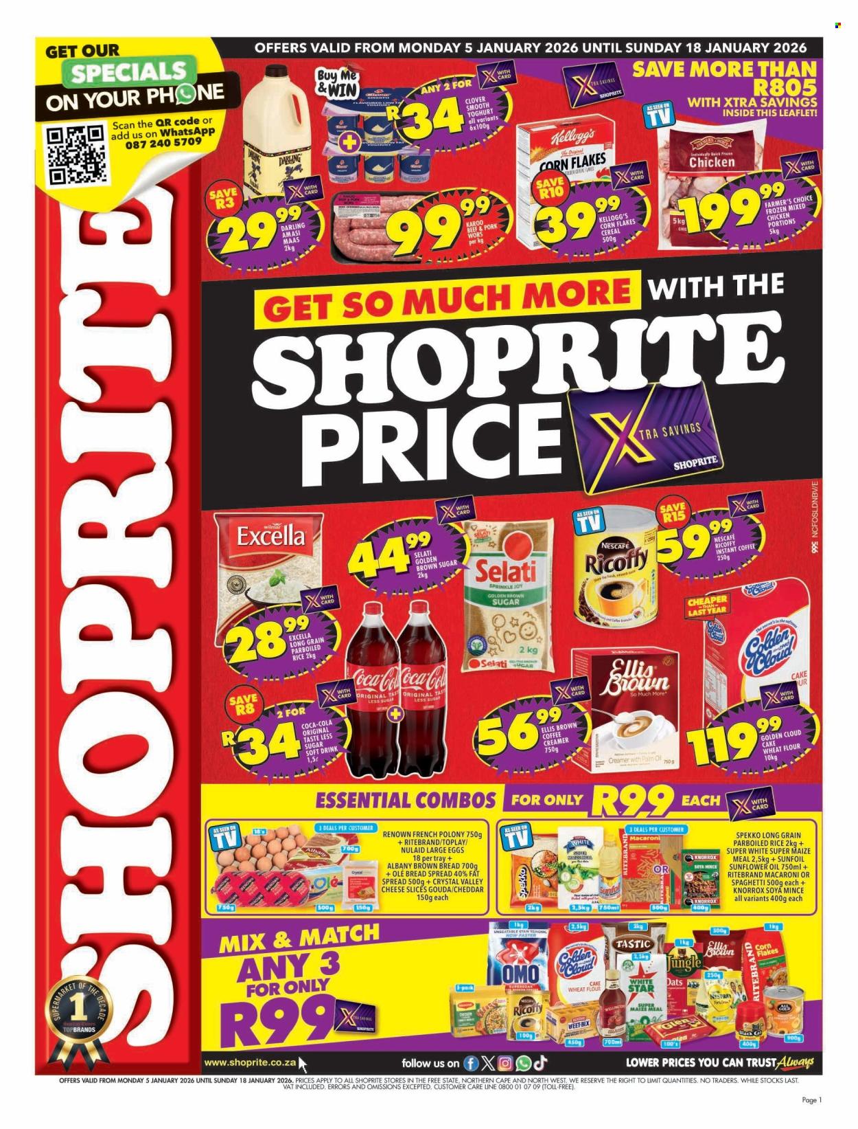 Shoprite specials - 05/01/2026 - 18/01/2026. Page 1