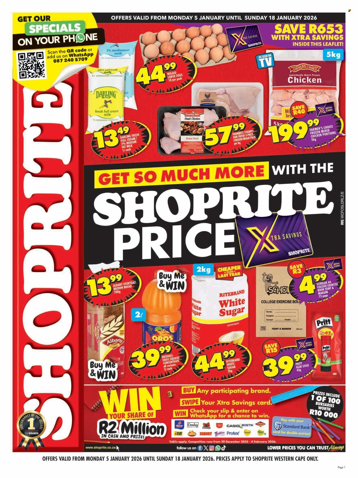 Shoprite specials - 05/01/2026 - 18/01/2026. Page 1