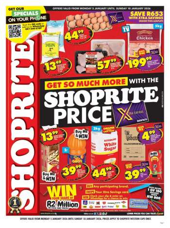 Shoprite catalogue  - 05/01/2026 - 18/01/2026.