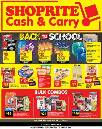 Shoprite catalogue  - 05/01/2026 - 18/01/2026.