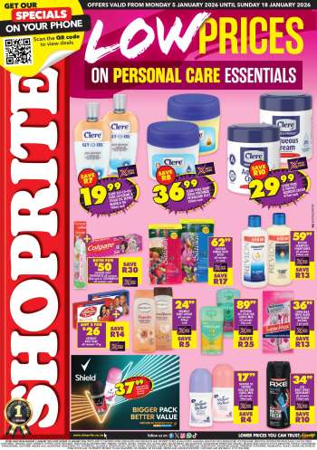 Shoprite catalogue  - 05/01/2026 - 18/01/2026.