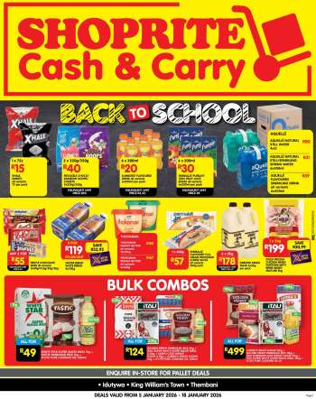 Shoprite catalogue  - 05/01/2026 - 18/01/2026.