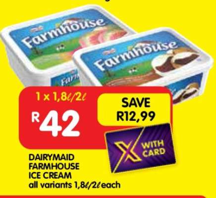 DAIRYMAID FARMHOUSE ICE CREAM