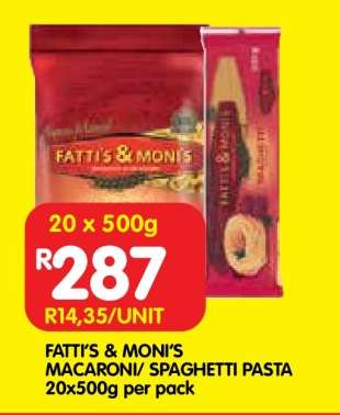 Fatti's & Moni's Macaroni/Spaghetti Pasta