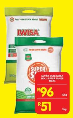 SUPER SUN/IWISA NO.1 SUPER MAIZE MEAL