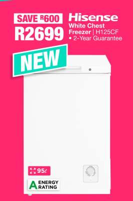 Hisense White Chest Freezer