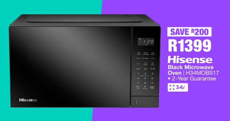 Hisense Black Microwave Oven