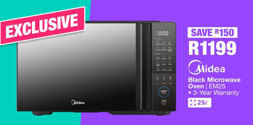 Midea Black Microwave Oven | EM25