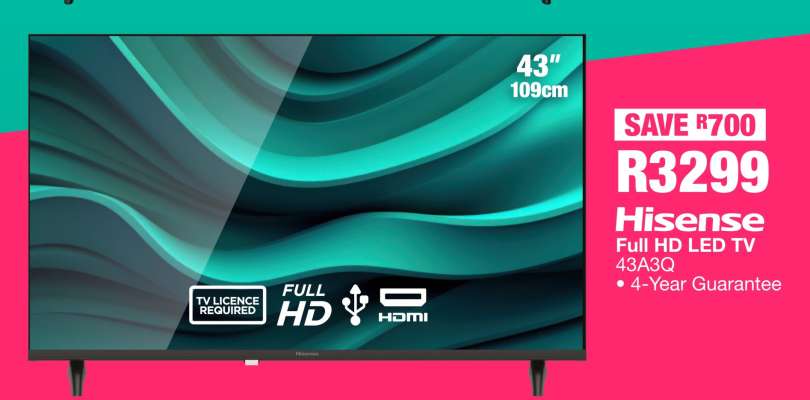 Hisense Full HD LED TV 43A3Q