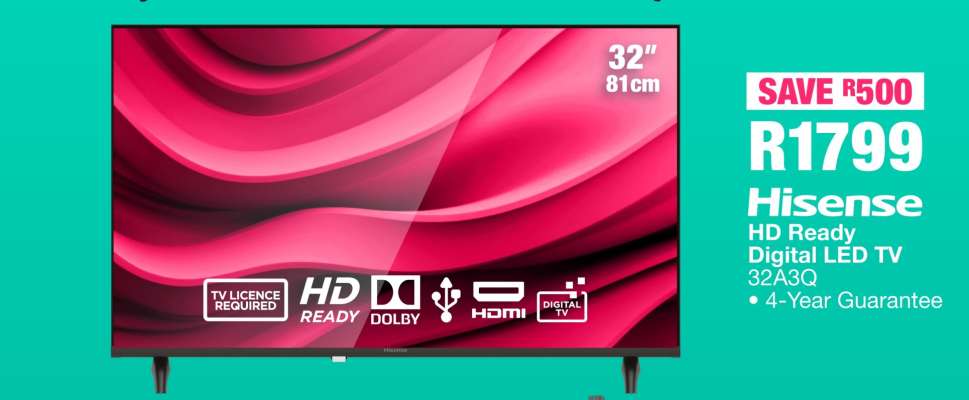 Hisense HD Ready Digital LED TV 32A3Q