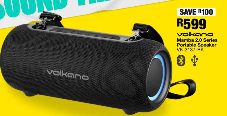 Volkano Mamba 2.0 Series Portable Speaker VK-3137-BK