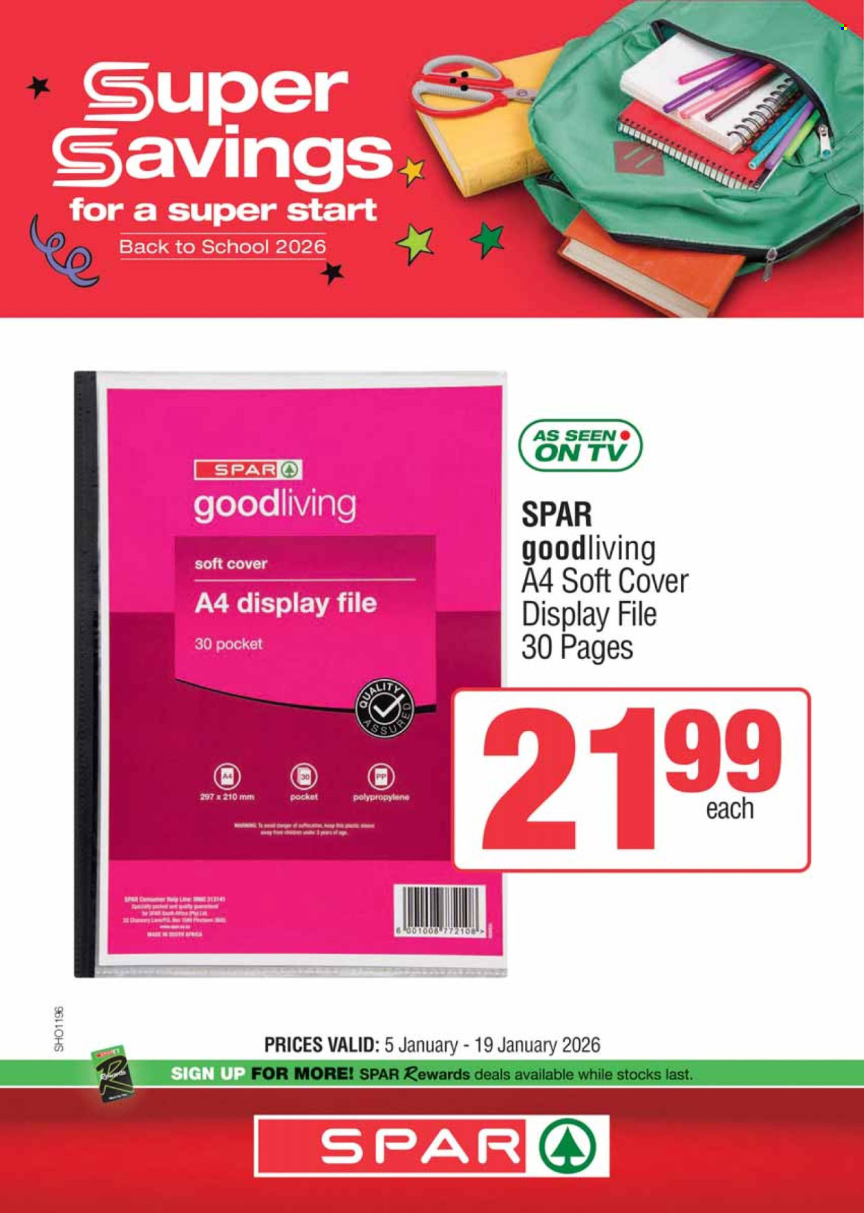 SPAR specials - 05/01/2026 - 19/01/2026. Page 11