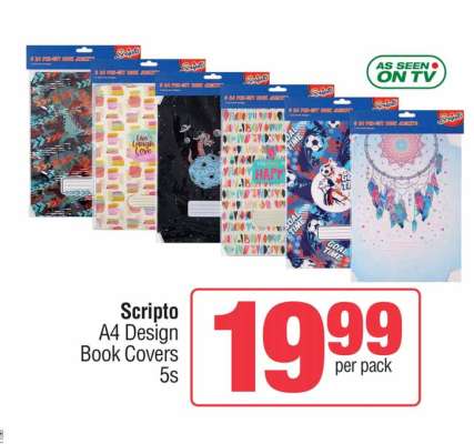 Scripto A4 Design Book Covers 5s