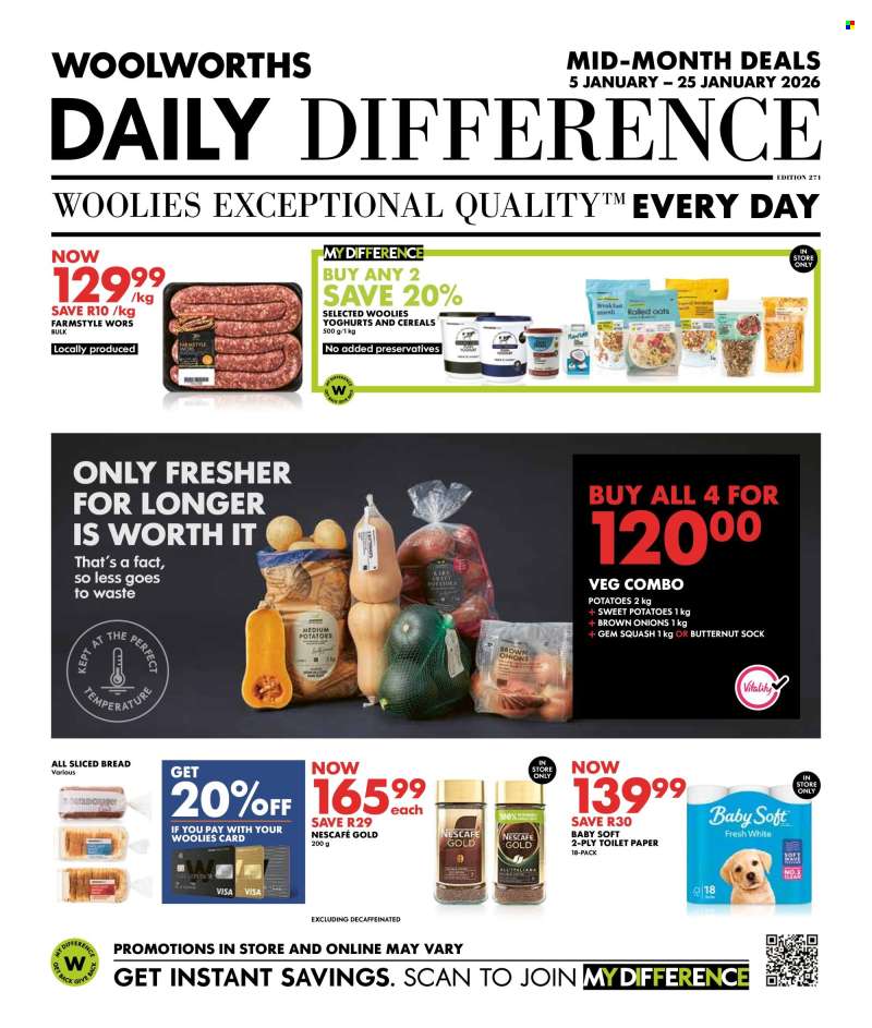 Woolworths catalogue  - 05/01/2026 - 25/01/2026.