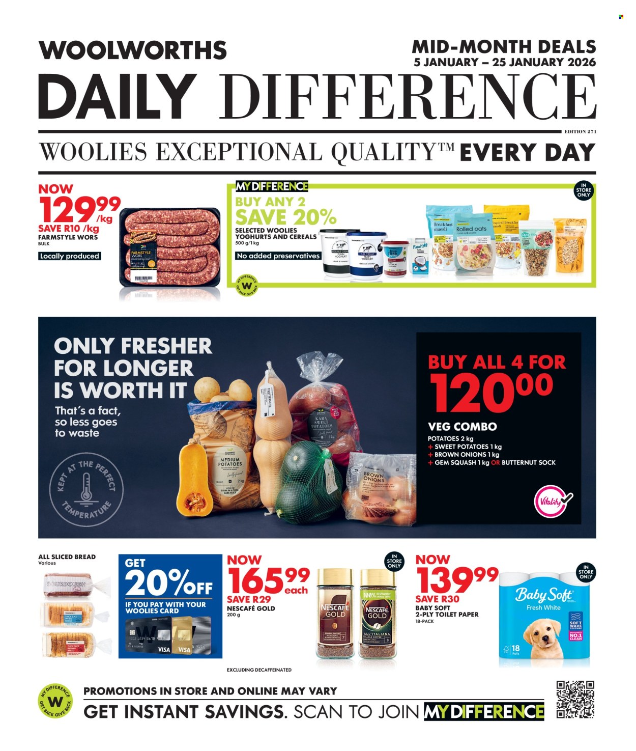 Woolworths specials - 05/01/2026 - 25/01/2026. Page 1