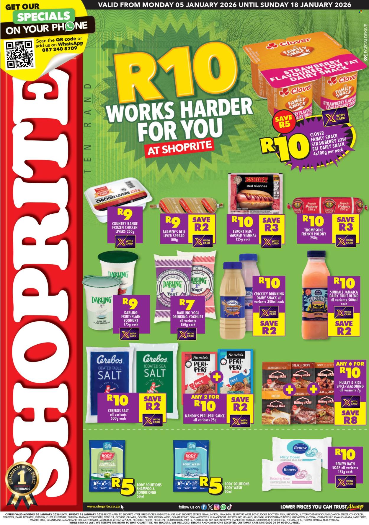 Shoprite specials - 05/01/2026 - 18/01/2026. Page 1