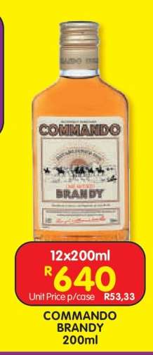 COMMANDO BRANDY 200ml