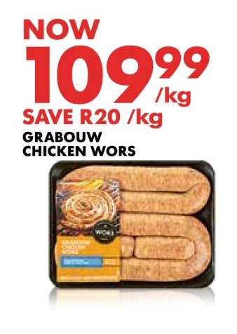 GRABOUW CHICKEN WORS