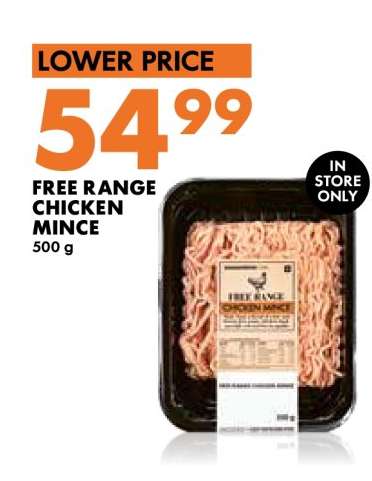 FREE RANGE CHICKEN MINCE