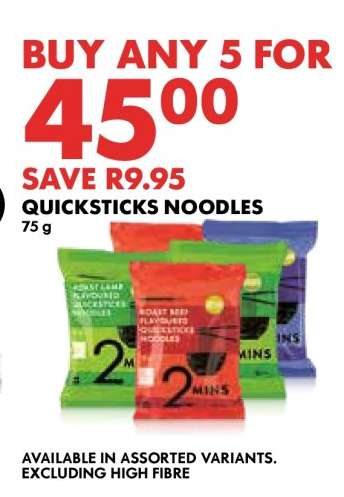 QUICKSTICKS NOODLES