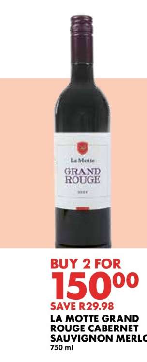 La Motte Grand Rouge Cabernet Sauvignon Merlot
