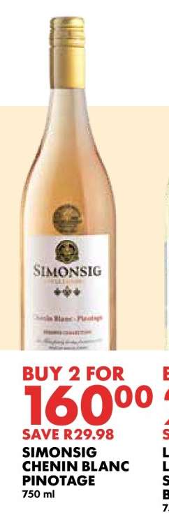 SIMONSIG CHENIN BLANC PINOTAGE