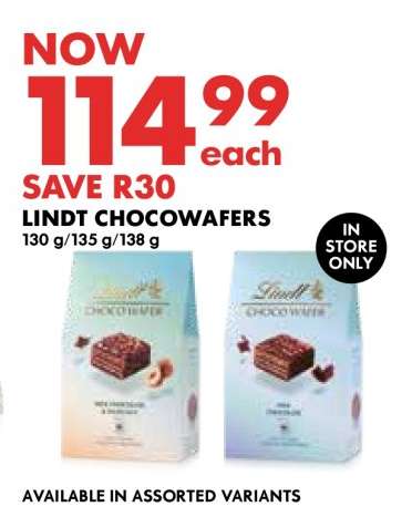 Lindt ChocoWafers