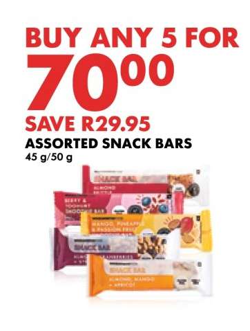 Assorted Snack Bars