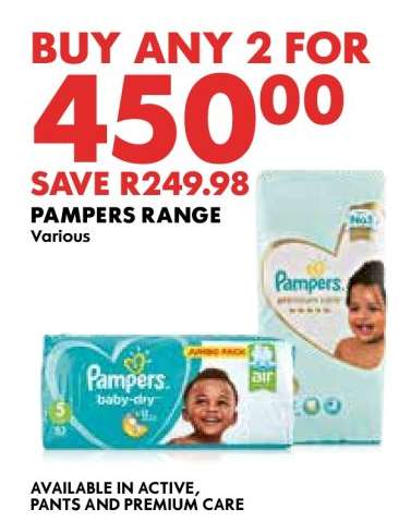Pampers Range