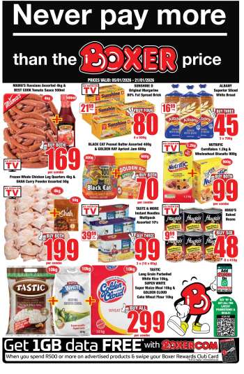 Boxer catalogue  - 05/01/2026 - 21/01/2026.