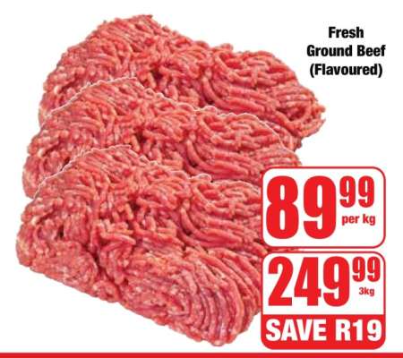 Fresh Ground Beef (Flavoured)