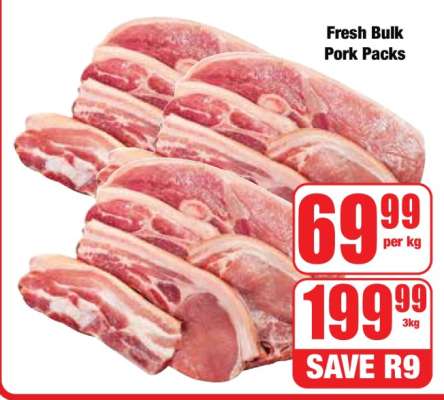 Fresh Bulk Pork Packs