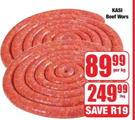 KASI Beef Wors