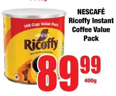NESCAFÉ Ricoffy Instant Coffee Value Pack
