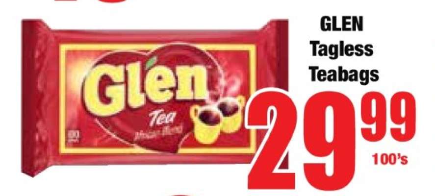 GLEN Tagless Teabags