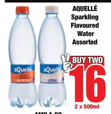 AQUELLÈ Sparkling Flavoured Water Assorted