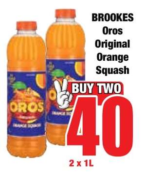 BROOKES Oros Original Orange Squash