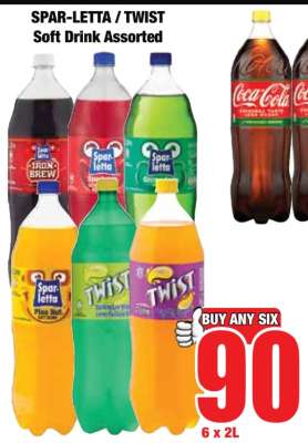 SPAR-LETTA / TWIST Soft Drink Assorted