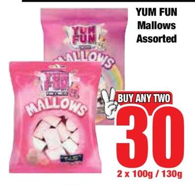 YUM FUN Mallows Assorted